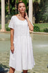 Kleid Weiß 23F-827/1 C FRESH COTTON